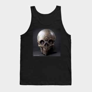 GOTHIC ANCIENT WARRIOR SKULL AI DIGITAL ORIGINAL ARTWORK Tank Top